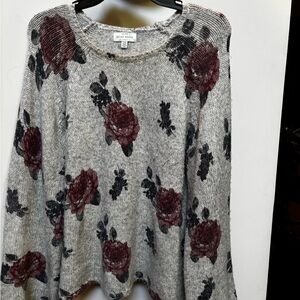 Lucky Brand Gray Knit Sweater